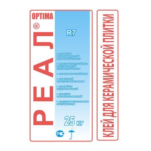 РЕАЛ R7 КЛЕЙ ДЛЯ КЕРАМИЧЕСКОЙ ПЛИТКИ OPTIMA