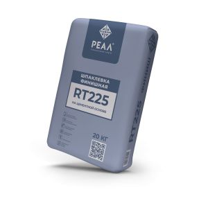 Финишная шпаклевка на цементной основе РЕАЛ RT225, 16 кг