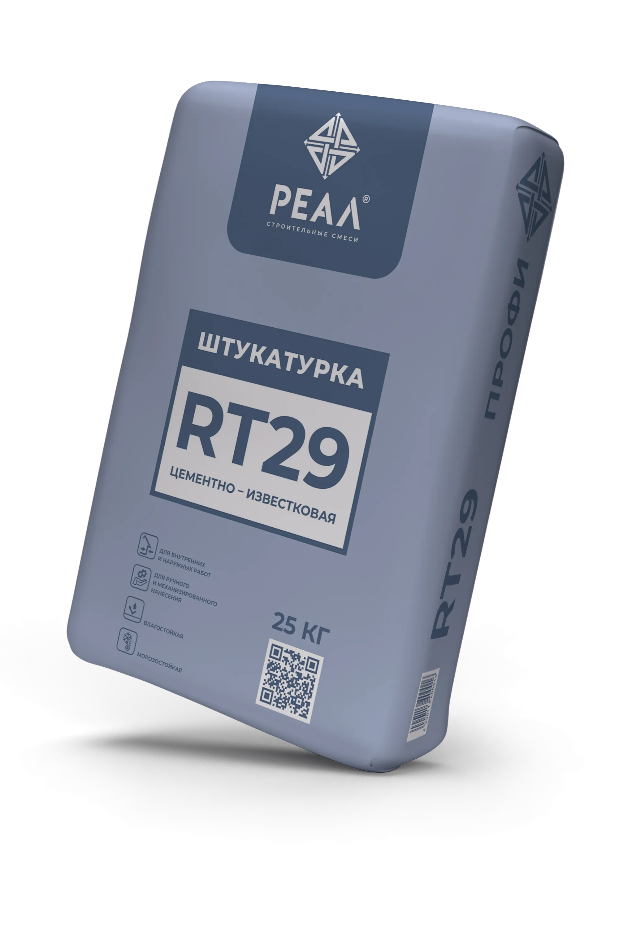 Реал RT29 штукатурка цементно-известковая фасадная